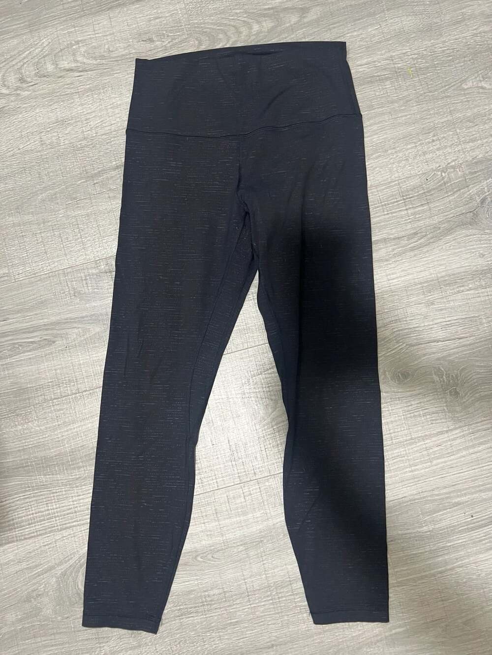 EUC Lululemon Align Black Space Dye High-Rise Leggings Size 8